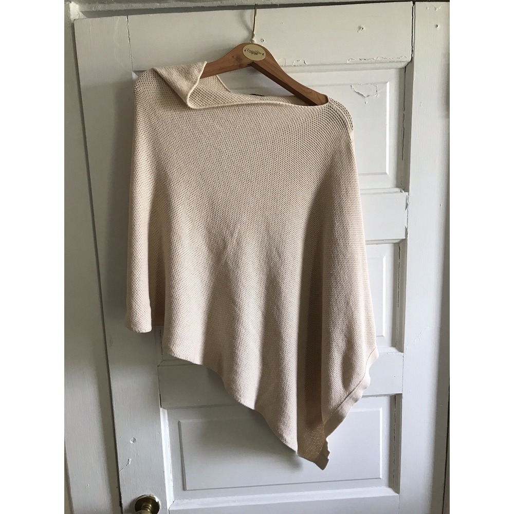Quince Heather Oatmeal Organic Cotton Cashmere Nursing Shawl Wrap Beige OS
